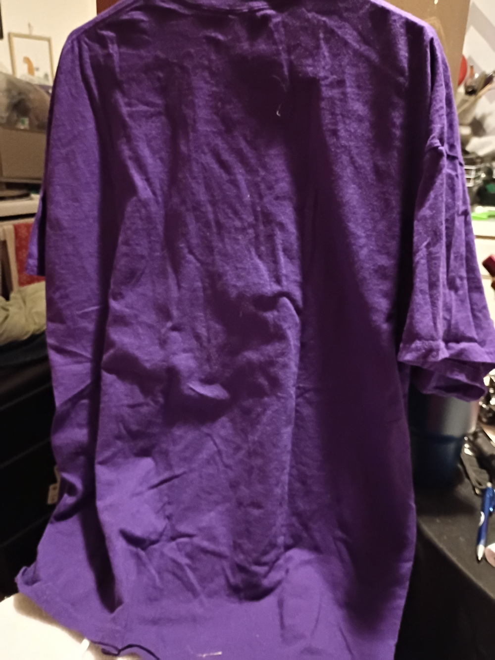 Men's Short Sleeve Purple Tee - Comfortable Everyday Shirt